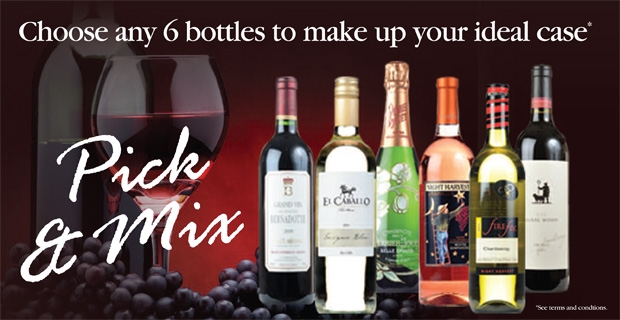 Pick and Mix your own case of wine